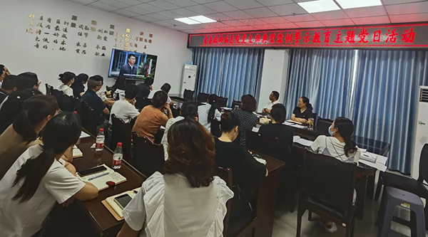 荣县第三人民医院党支部结合党纪学习教育及集中整治群众身边不正之风和腐败问题工作开展警示教育主题党日活动